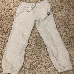 light grey sweatpants